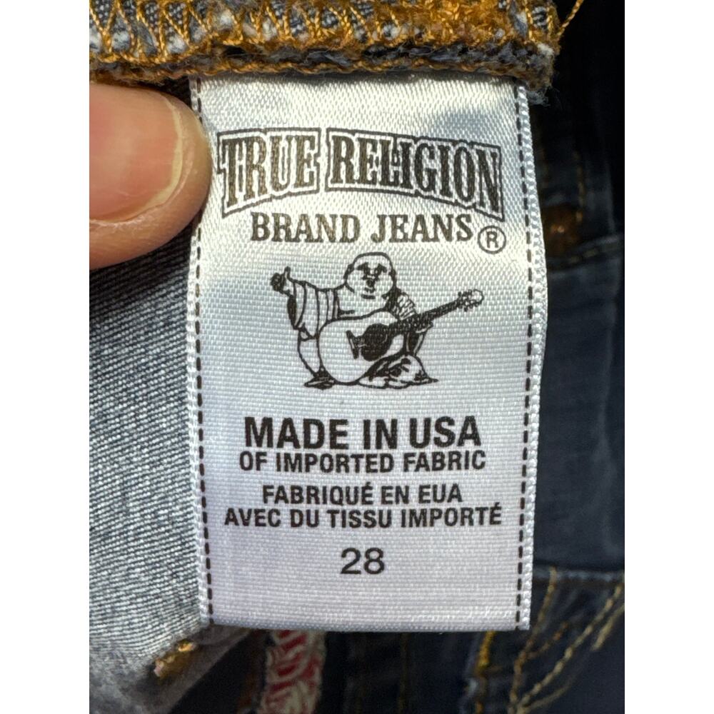 True Religion Women's Casey Skinny Blue Jeans - Size 28 (27x28.5) - Picture 5 of 7
